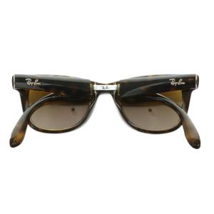 Ray-Ban ウェイファーラー フォールディング クラシック サングラス べっ甲柄 5022 茶 ブラウン /SS OS