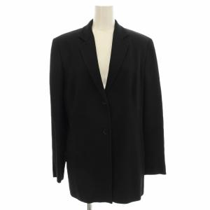 テーラードジャケット ブレザー 40 黒 ブラック /G