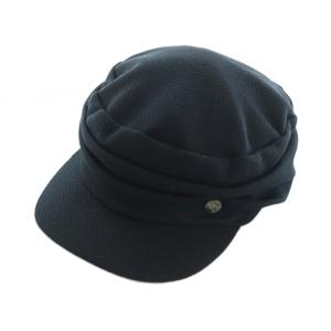 キャスケット 帽子 黒 ブラック /MI