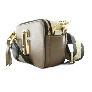 MARC JACOBS ザ スナップショット THE SNAPSHOT ショルダーバッグ レザー モカ /SS OS