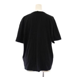 GIVENCHY Tシャツ カットソー 半袖 クルーネック ストレッチ ロゴ S 黒 ブラック /BB