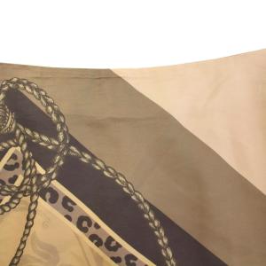 Ameri VINTAGE MEDI TWIN CHEETAH FAKE SCARF SKIRT メディツインチーターフェイクスカーフスカート