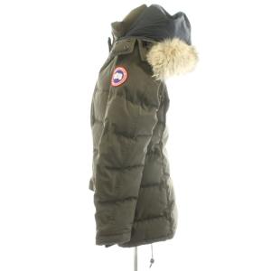 CANADA GOOSE BELLEVILLE ダウンジャケット ファー M カーキ 2301JL