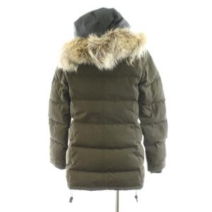 CANADA GOOSE BELLEVILLE ダウンジャケット ファー M カーキ 2301JL