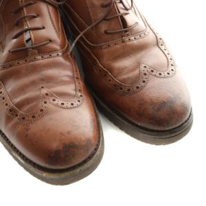 Salvatore Ferragamo ウィングチップドレスシューズ ビジネス レザー 9 茶 ブラウン /SS OS