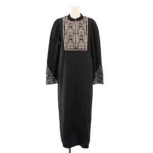 ELFIN EMBROIDERY CAFTAN DRESS エルフィンエンブロイダリーカフタンドレス ワンピース
