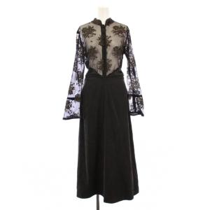 FLOWER LACE DRESS ワンピース シアー