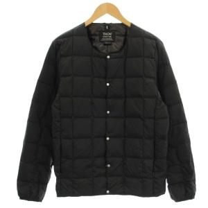 体温 ベーシッククルーネックダウン インナーダウンジャケット L 黒 ブラック /G