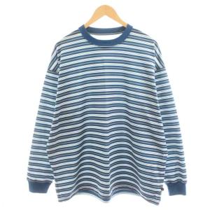 TECH DRAWSTRING MULTI BORDER L/S TEE Tシャツ カットソー 長袖 ボーダー