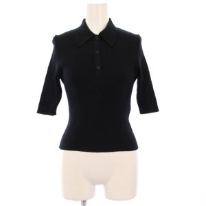 COTTON HIGH GAUGE RIB KNIT POLO コットンハイゲージリブニット ポロシャツ