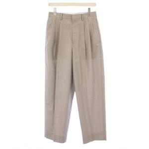 25SS WOOL CHAMBRAY TR ウール シャンブレー パンツ スラックス 0 グレー 168-5140035