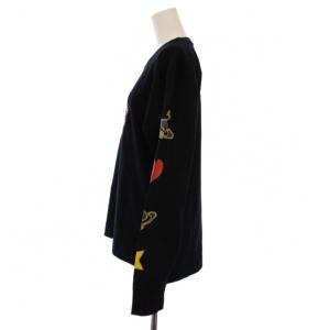 Vivienne Westwood RED LABEL Tシャツ カットソー 長袖 クルーネック プリント ロゴ オーブ M 黒 16-12-332035 /BM