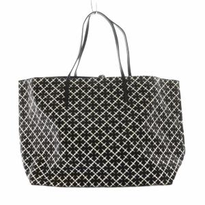 BY MALENE BIRGER アビゲイル Abigail トートバッグ アラビックフラワーパターン 白 ホワイト 黒 ブラック /SS