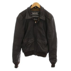 19-MS レザージャケット 42 ブラウン