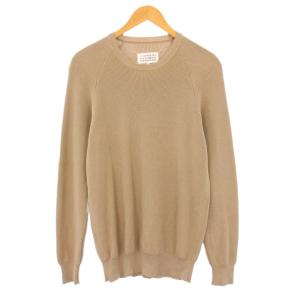 ニット セーター 長袖 クルーネック M ベージュ /KH