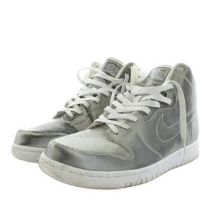 ×CLOT Dunk High Silver Flux スニーカー