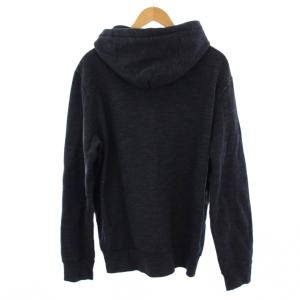 POLO RALPH LAUREN ジップアップパーカー スウェット 長袖 裏起毛 スモールポニー L 紺 /KH
