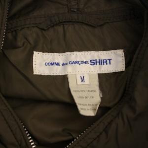 COMME des GARCONS SHIRT パーカー ジャケット ハーフジップ ナイロン M カーキ S19902 /BM