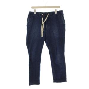 イージーパンツ 32 インディゴ 長ズボン ドローストリングウエスト ゴムウエスト /JP