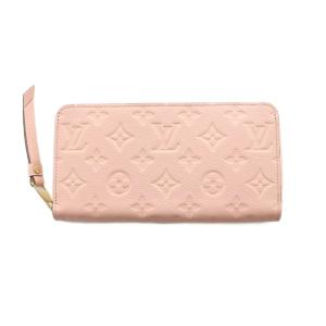 モノグラムアンプラント ジッピーウォレット 長財布 ピンク M64090