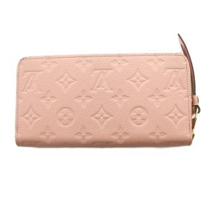 LOUIS VUITTON モノグラムアンプラント ジッピーウォレット 長財布 ピンク M64090