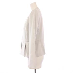 ANAYI 20SS ノーカラージャケット 36 水色 ライトブルー /RR