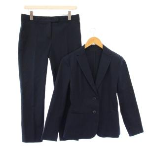 セットアップ テーラードジャケット シングル スラックスパンツ ジップアップ ストレッチ ワンカラー 42