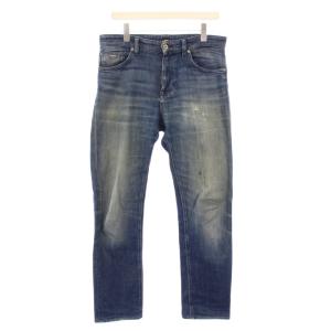 BOSS デニムパンツ ジーンズ ジップフライ ダメージ加工 W30 L34 インディゴ /BB