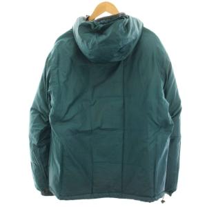Eddie Bauer EddieBauer ダウンジャケット リバーシブル ナイロン ジップアップ M 緑 グリーン 黒 ブラック /HN