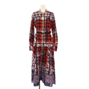 キカプリントティアードワンピース 36 マルチカラー