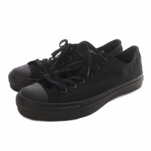 CONVERSE CANVAS AS J OX BLKMONO スニーカー 6.5 黒 ブラック /SR