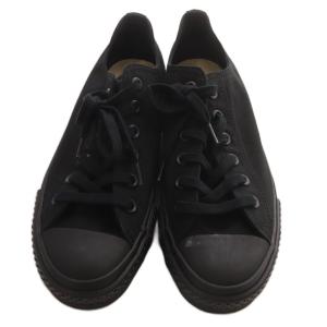 CONVERSE CANVAS AS J OX BLKMONO スニーカー 6.5 黒 ブラック /SR