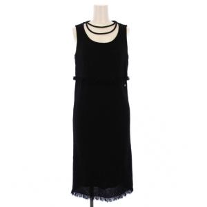 ノースリーブワンピース フリンジ ココマーク 36 P37788V21840
