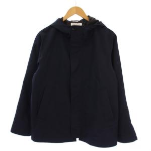 ナバル フーディ ブルゾン ジャケット ジップアップ 撥水機能 M 紺 1225-126-0138 /BM
