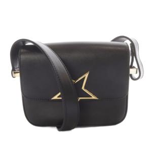 ショルダーバッグ レザー ブラック