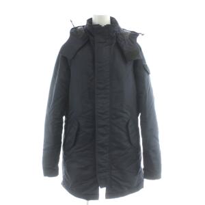 BY KEITA MARUYAMA ダウンコート 44R 紺 ネイビー 長袖 フード /AP