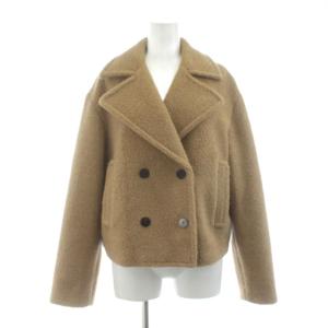 22AW TEDDY FLEECE FAUX FUR PEACOAT