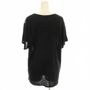 PS Paul Smith Tシャツ 半袖 花柄 カットソー XXL 黒 ブラック /G