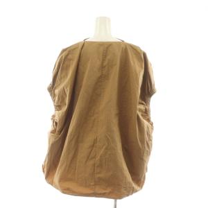 TOTEME ブラウス シャツ プルオーバー ノースリーブ S 茶 ブラウン Vネック /RR