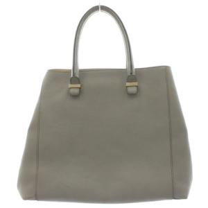 トートバッグ ハンドバッグ ショルダーバッグ レザー グレー /AN4