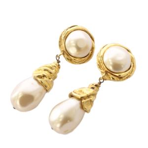 イヤリング クリップ式 ゴールドカラー /KH