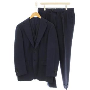 スーツ 3ピース セットアップ 46 ネイビー 24-17-0536-015
