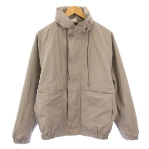 24AW アスレチックブルゾン ナイロンジャケット スタンドカラー アウター ワンカラー ロゴ F グレー