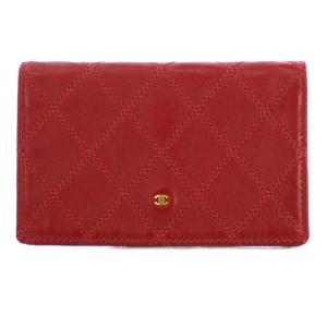 レザー マトラッセ 小銭入れ コインケース 財布 ココマーク 赤 1番台 /KH OH