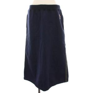 スカート スウェット ネイビー 裏起毛 70840193