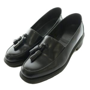 タッセルローファー UK4 黒 ブラック /SS OS