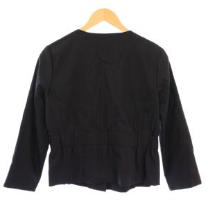 theory luxe セットアップ ノーカラージャケット アウター ショート丈 フレアスカート ひざ丈 ワンカラー ウール 40