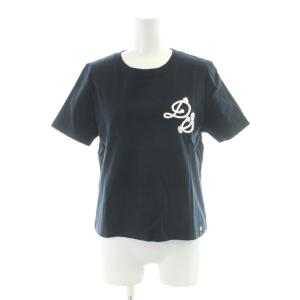 Tシャツ 半袖 F 紺 ネイビー 白ロゴ /AP