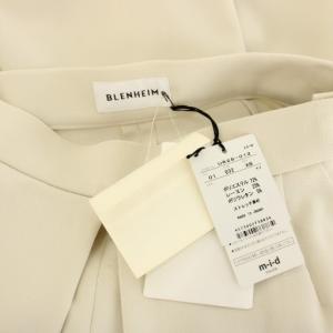 BLENHEIM タグ付き ワイドパンツ タック ハイウエスト XS アイボリー /HN