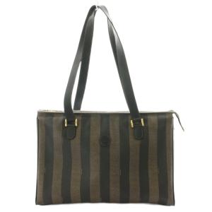 ペカン柄 ハンドバッグ トートバッグ ショルダーバッグ PVC レザー 黒 ブラック 茶 ブラウン /AN9